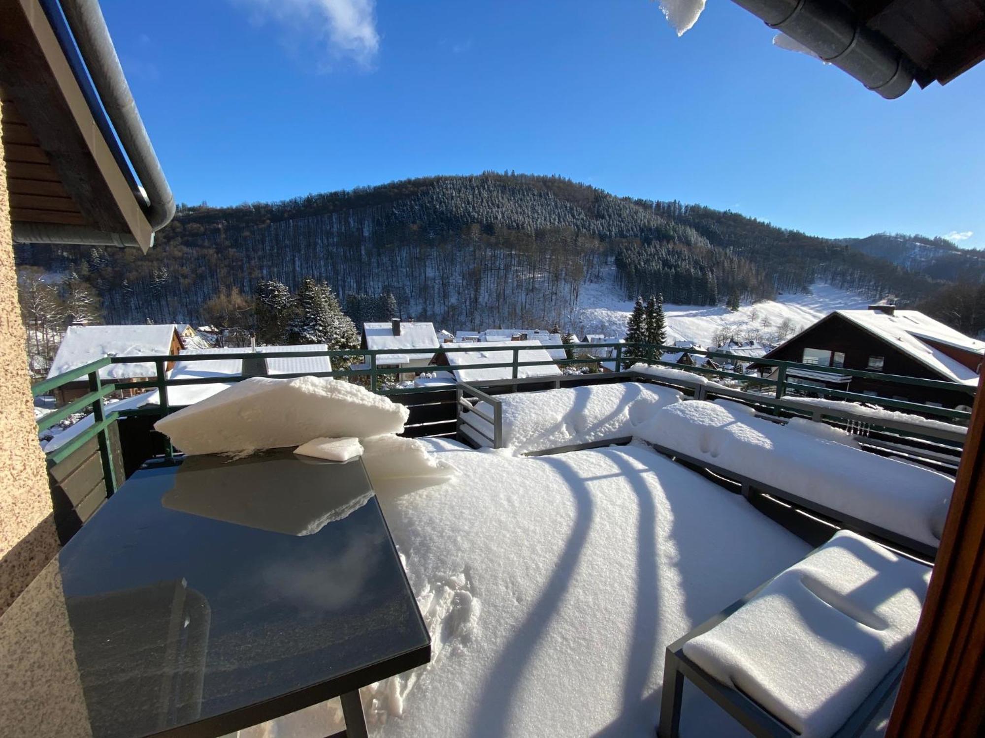 Vila Haus Panoramablick Sieber Exteriér fotografie